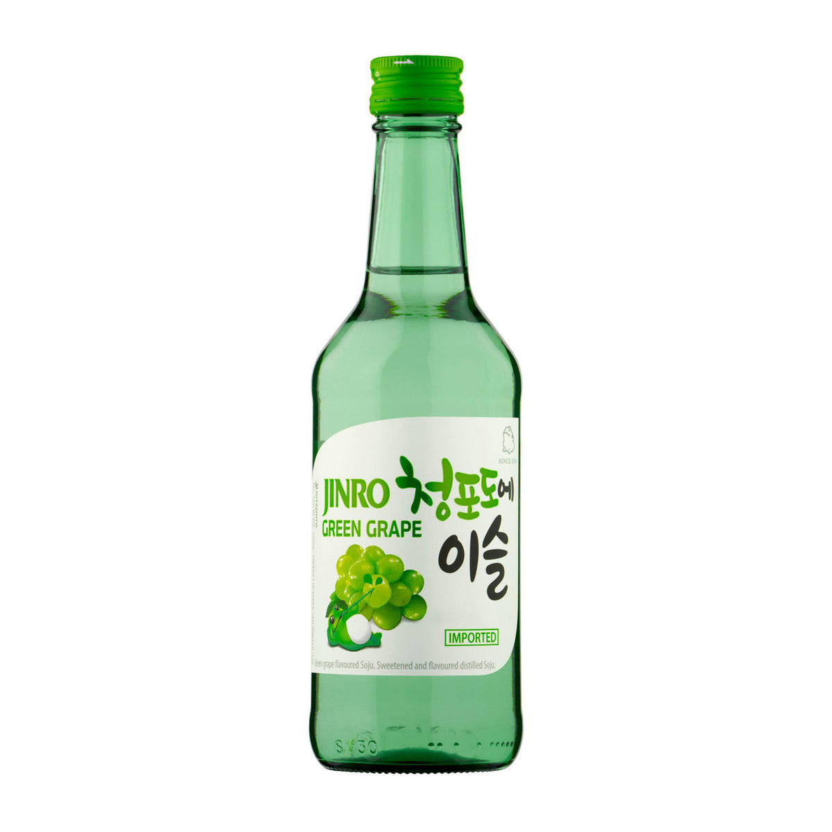 Jinro green grape flavoured soju