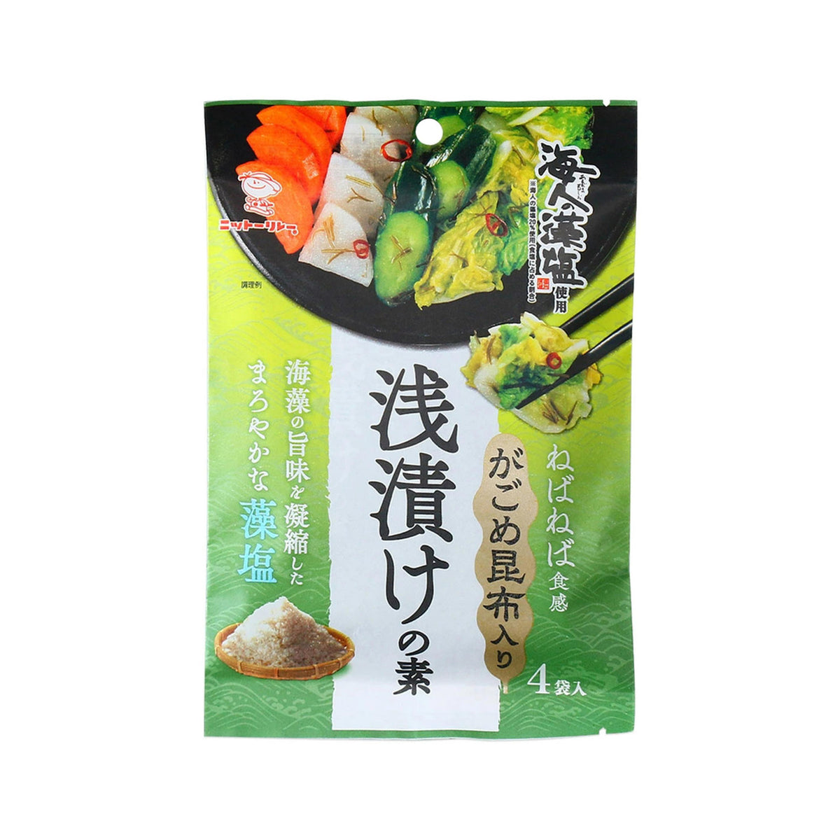 Nitto shokuhin gagome kelp asazuke pickle mix with moshio salt