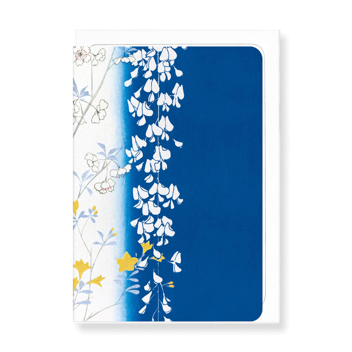 Wisteria and blossoms greeting card