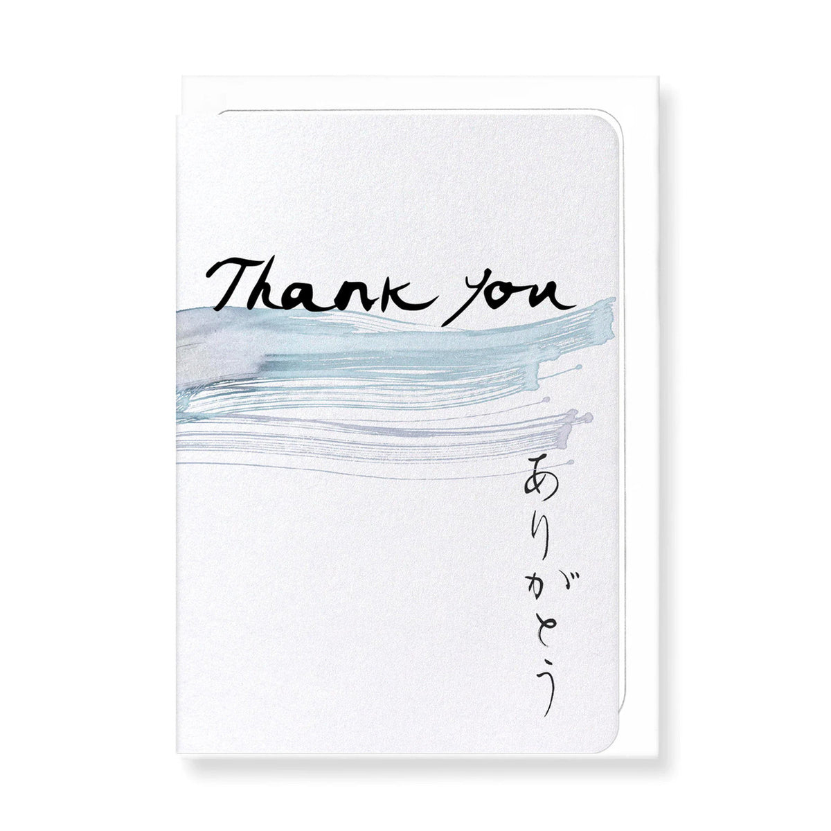 Thank you in japanese greeting card