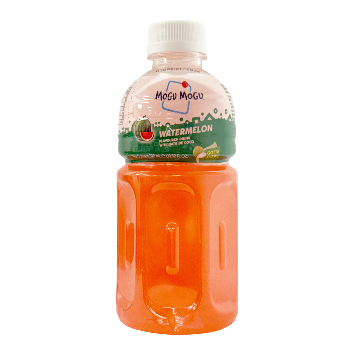 Sappe mogu mogu watermelon flavoured drink with nata de coco