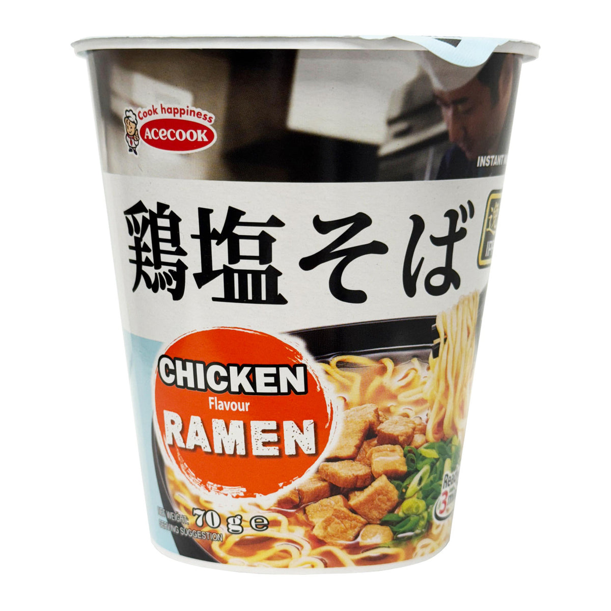 Ace cook ippin chicken ramen cup noodles