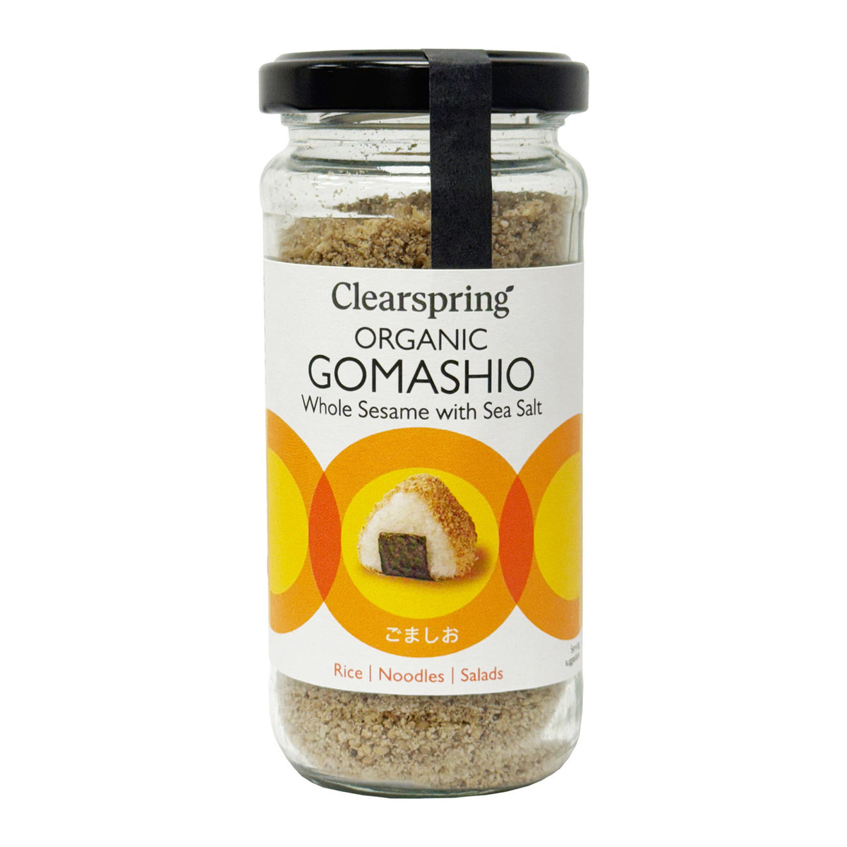 Clearspring organic gomashio whole sesame with sea salt