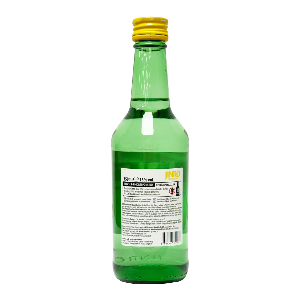 Jinro Lemon Flavoured Soju
