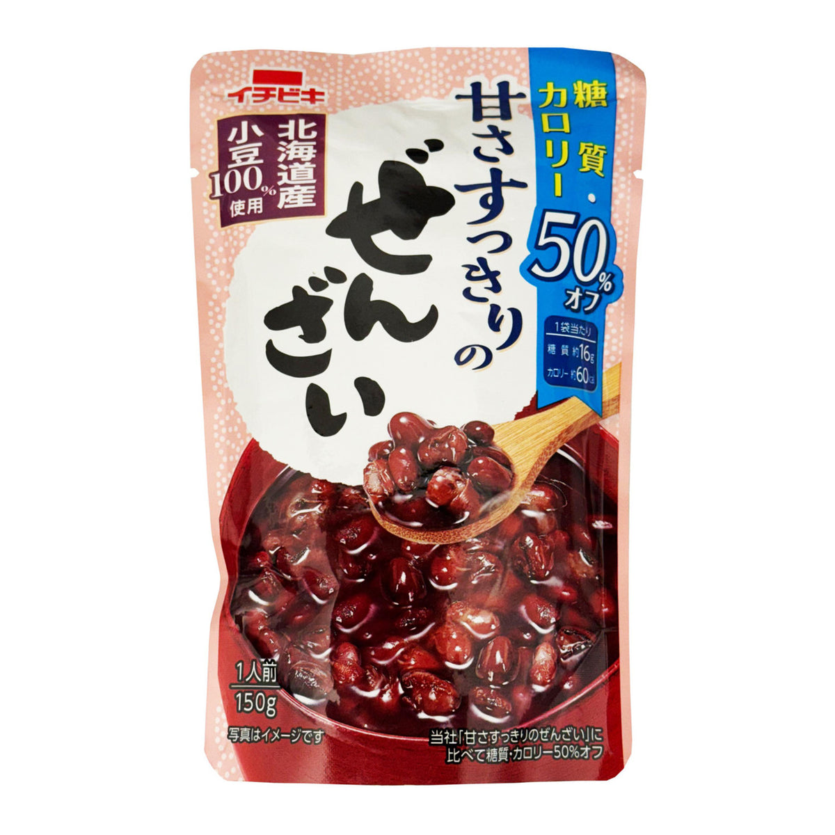 Ichibiki 50 reduced sugar and calories zenzai azuki red bean soup dessert