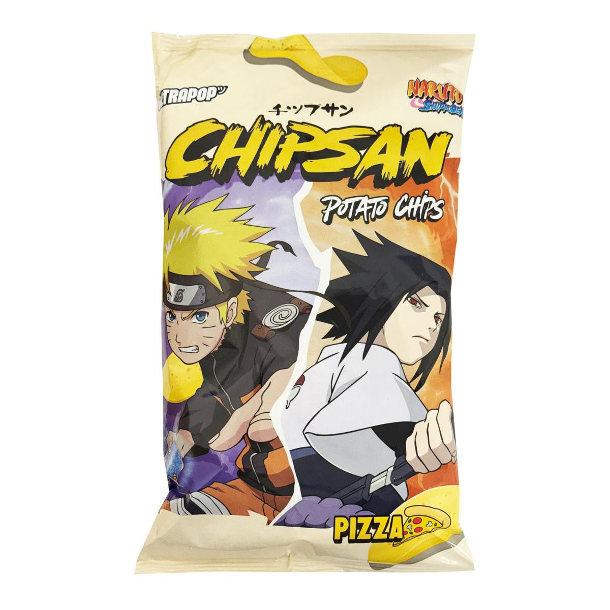 Naruto ultra pop chipsan pizza flavour potato chips naruto vs sasuke
