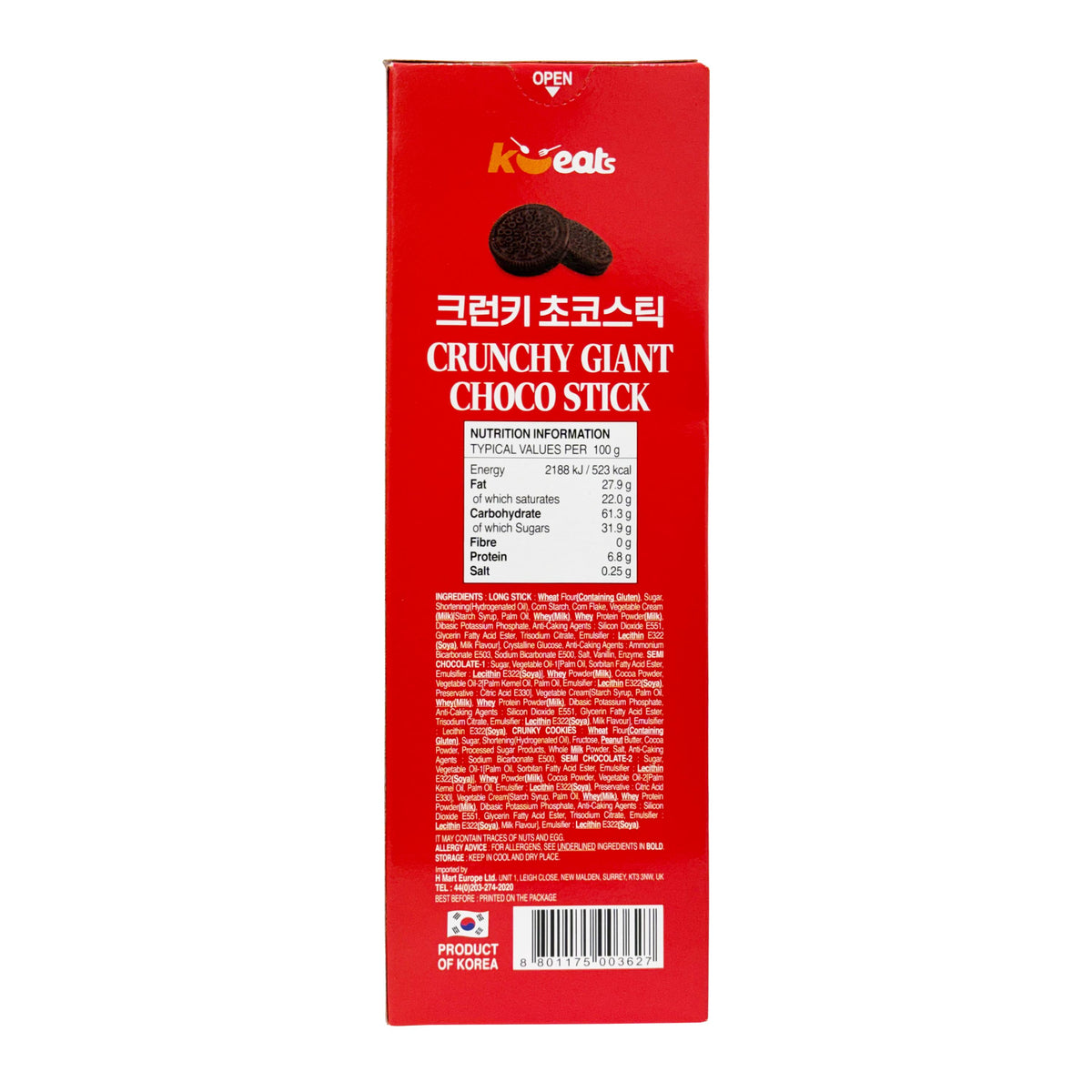 K-eats Crunchy Giant Choco Stick