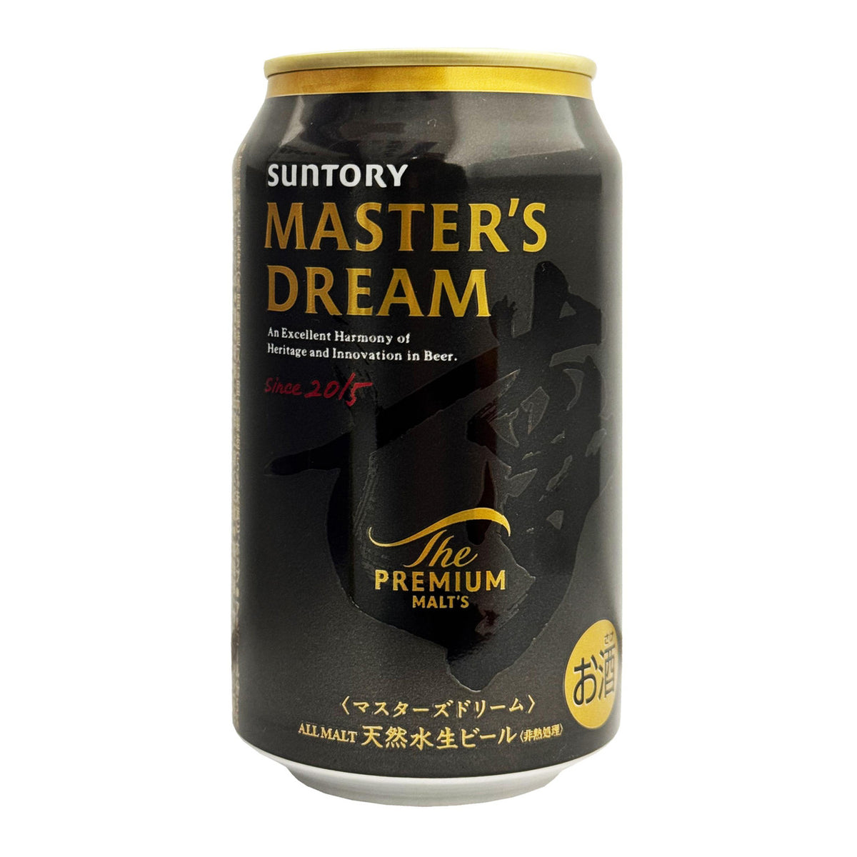 Suntory the premium malts masters dream beer