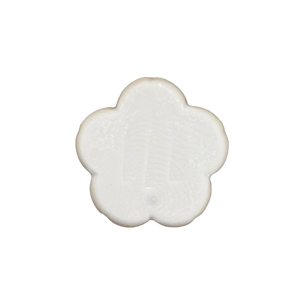 Saito Toen Ceramic Chopstick Rest, White and Pink Sakura Pattern