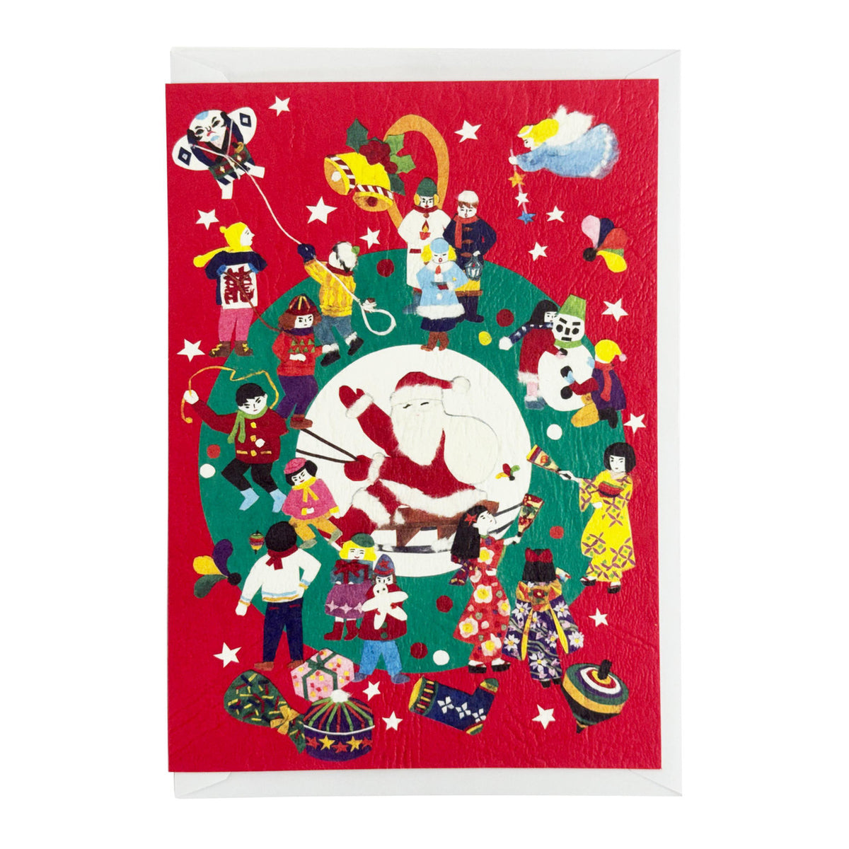 Fukuiasahido christmas santa card
