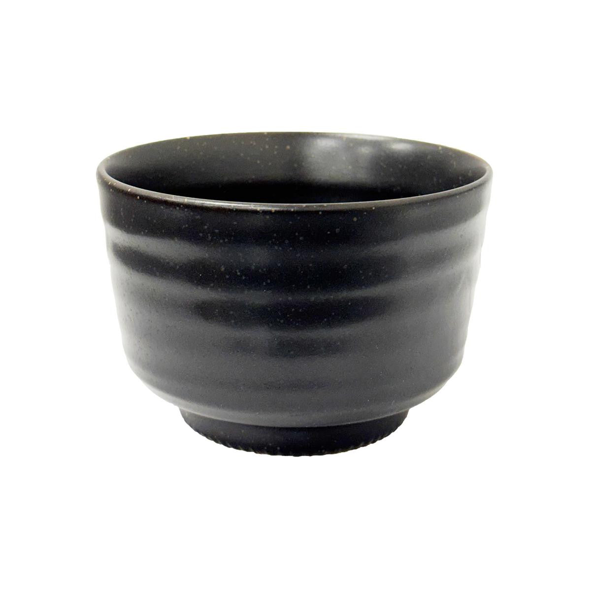 Yamata seiho mino tayo ceramic bowl black