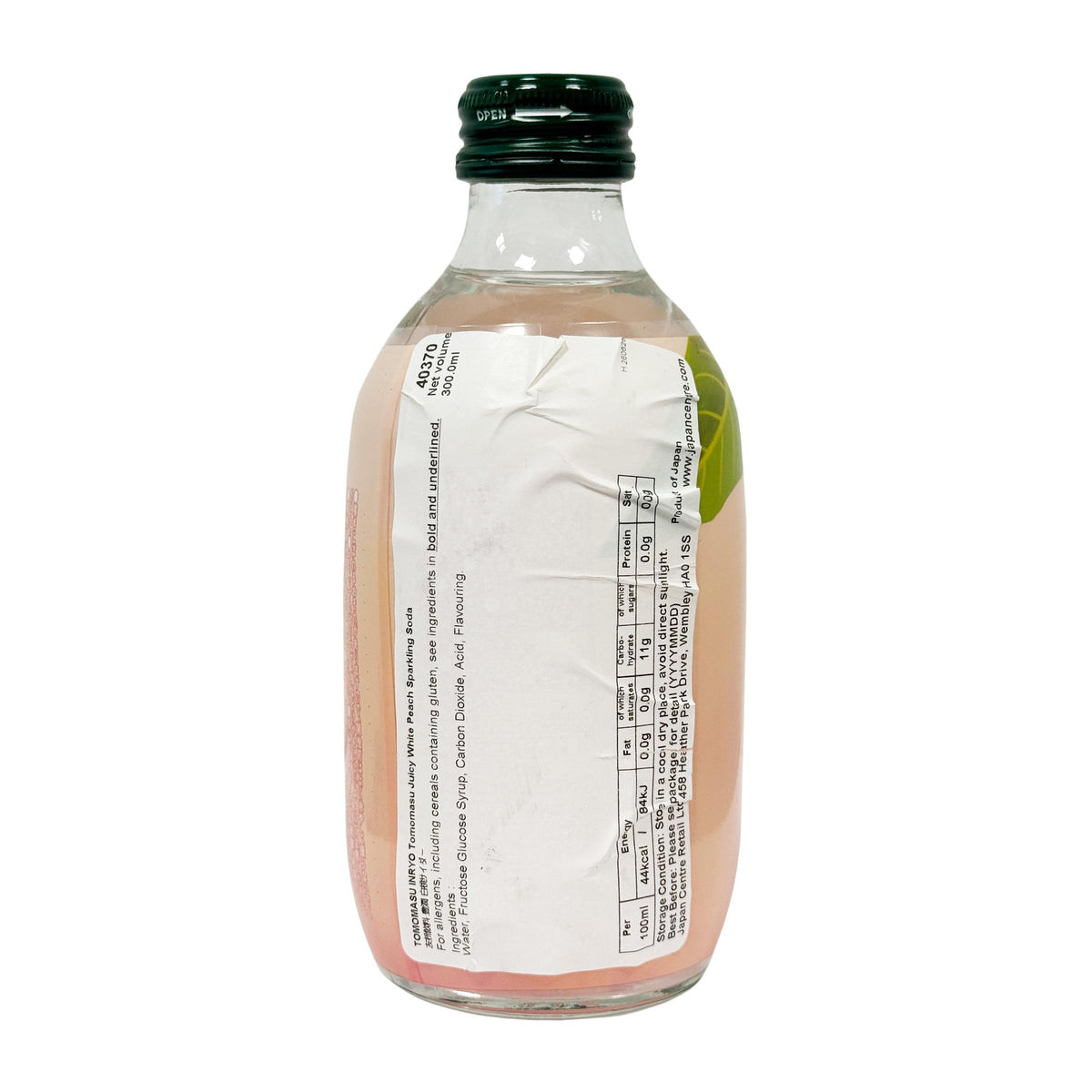 Tomomasu Rich White Peach Sparkling Soda