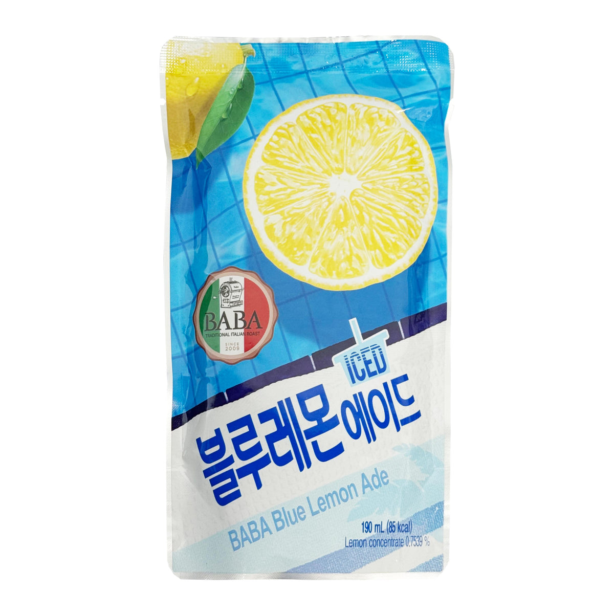Woongjin BABA Blue Lemon Ade Pouch Drink
