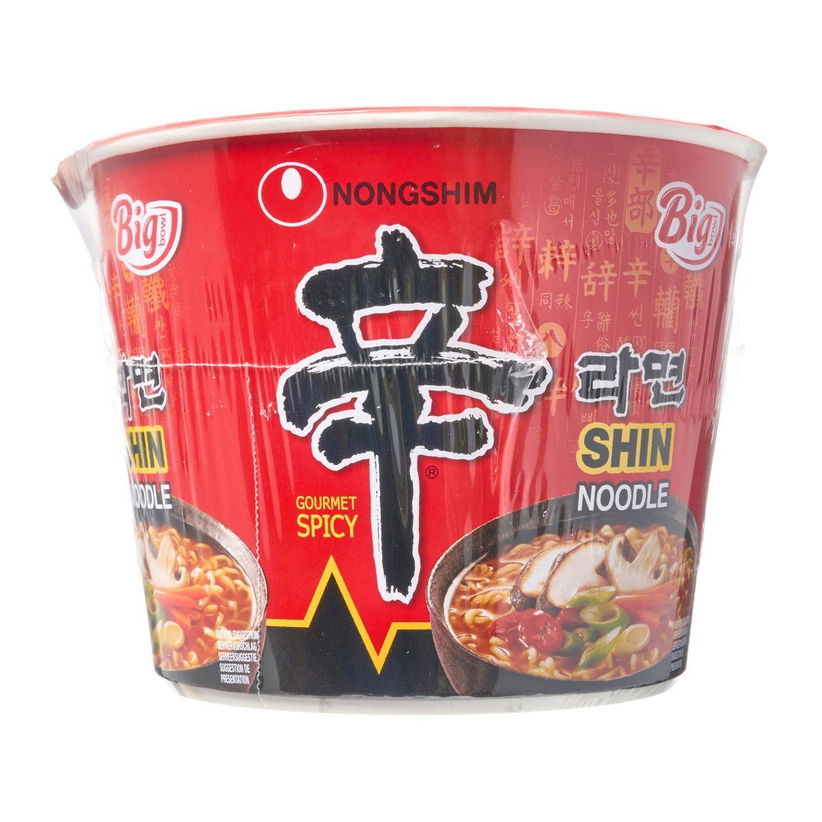 Nong Shim Hot & Spicy Shin Ramen, Large
