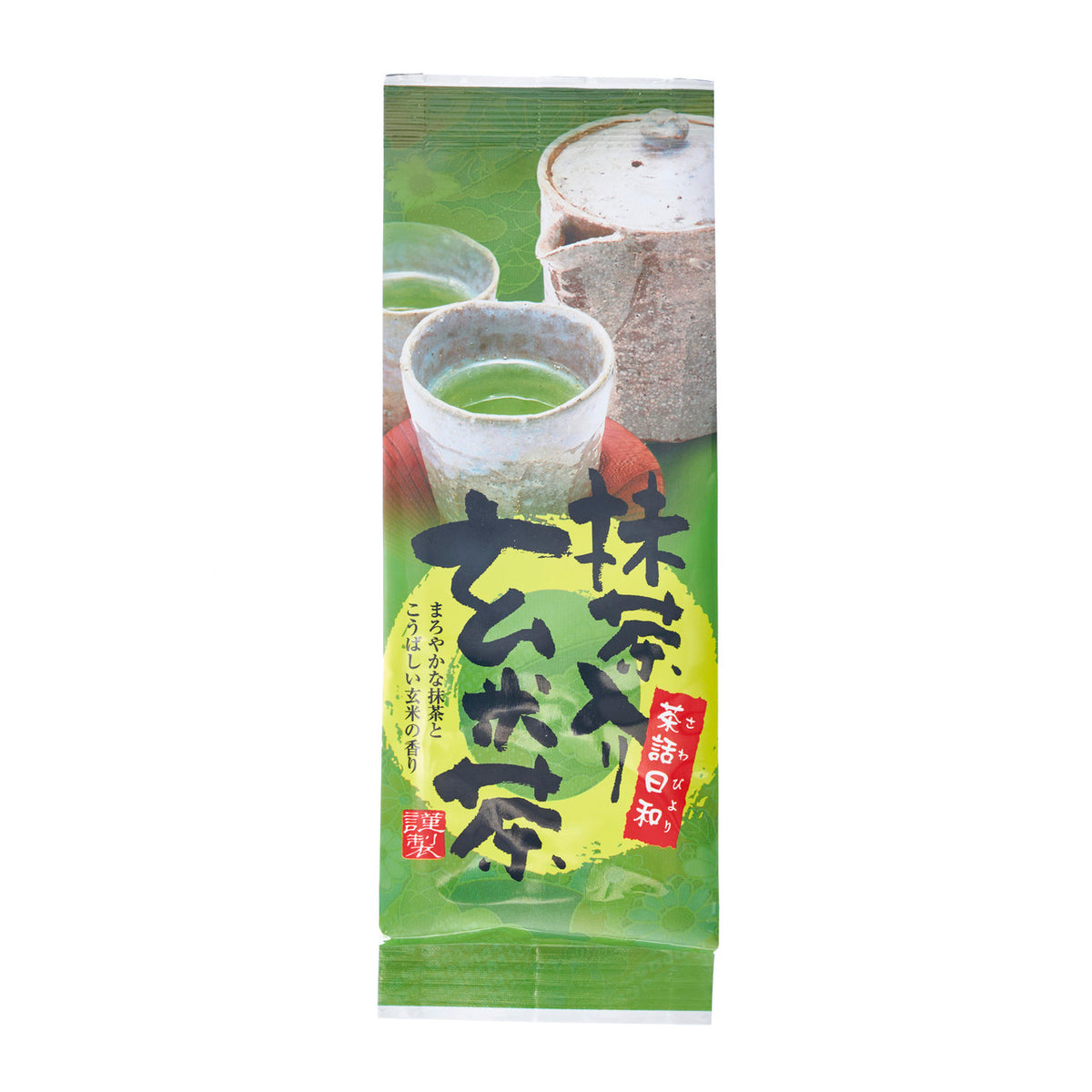 Sasaki seicha loose genmaicha brown rice tea with matcha