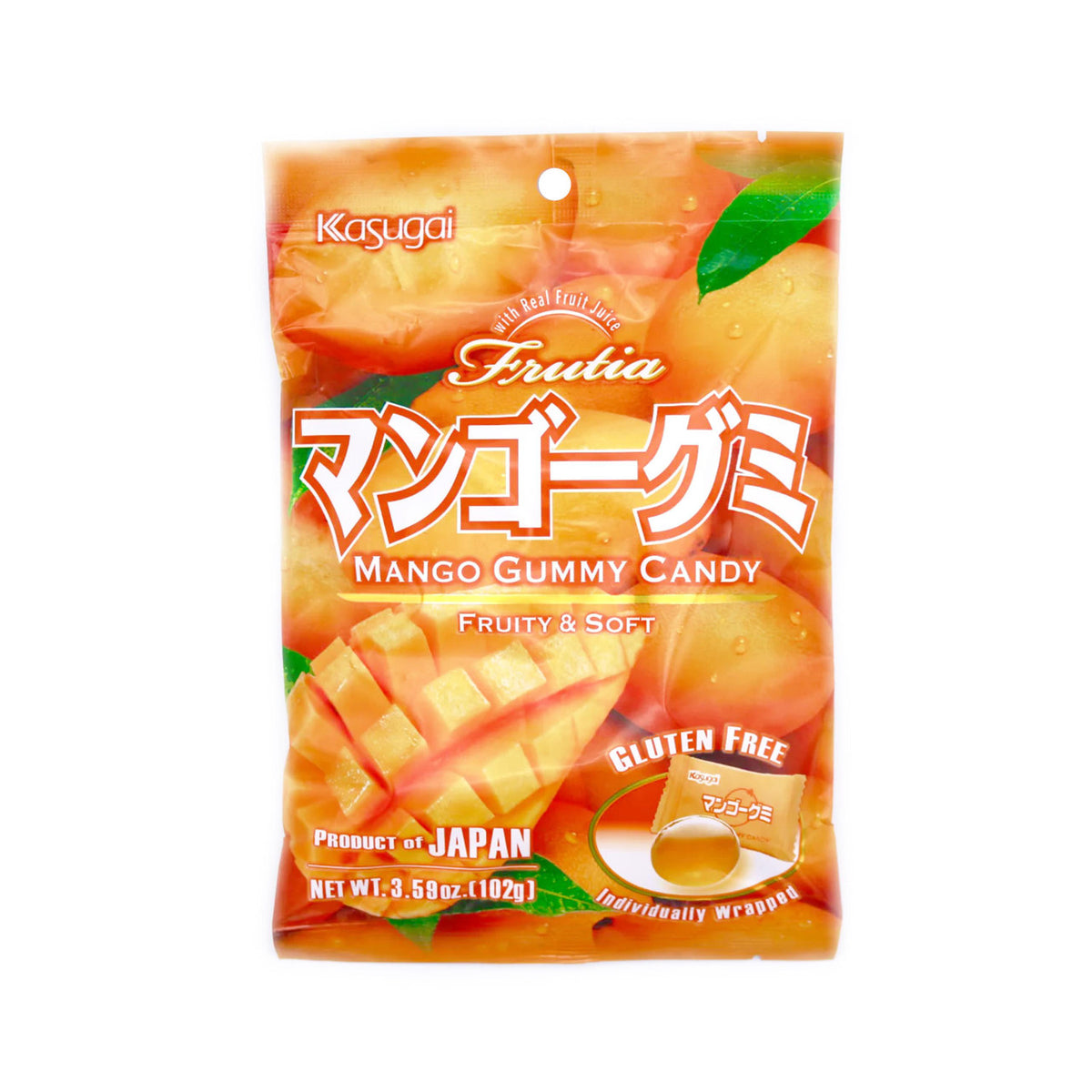 Kasugai mango gummy candy