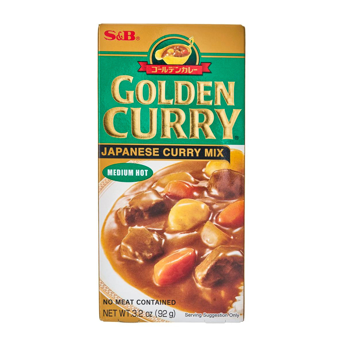S b golden curry roux medium hot