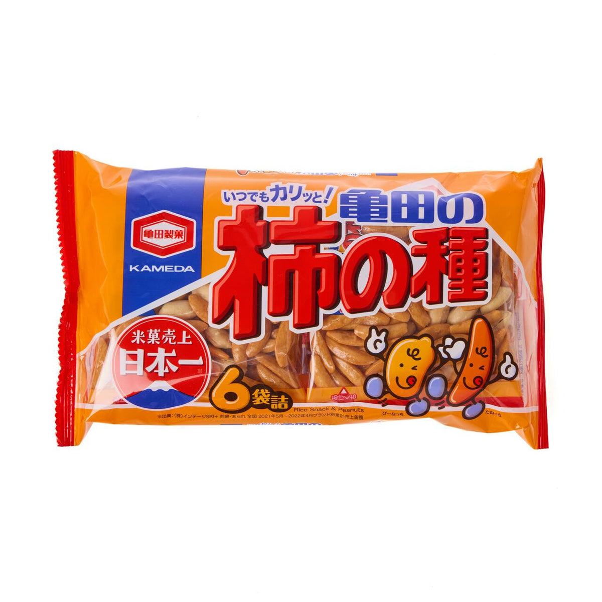 Kamedaseika kaki no tane spicy rice crackers