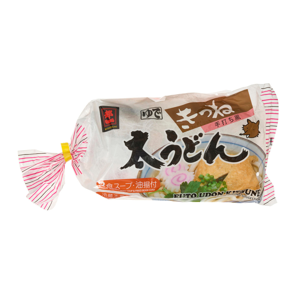 Miyakoichi kitsune pre cooked thick udon with fried tofu
