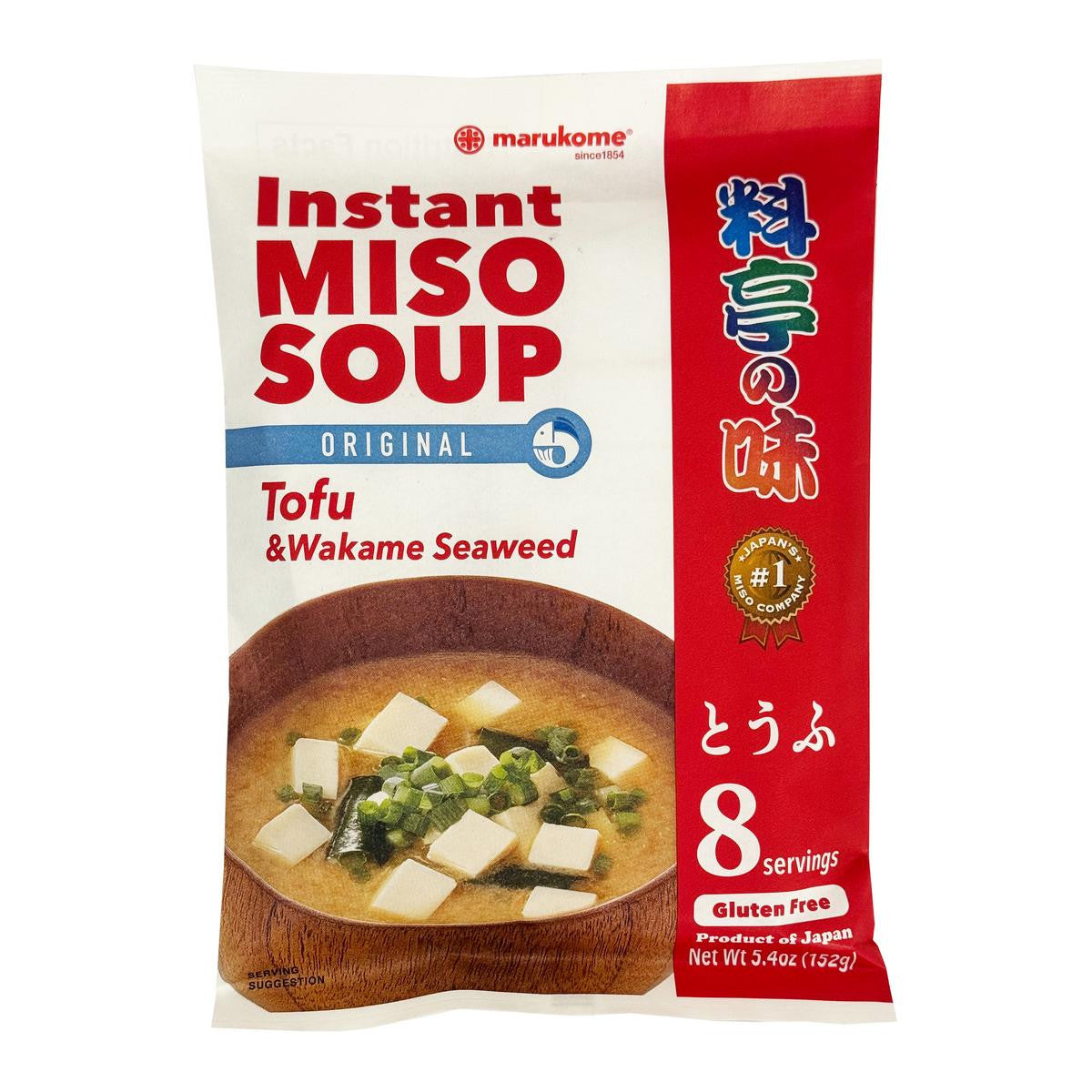 Marukome instant miso soup tofu