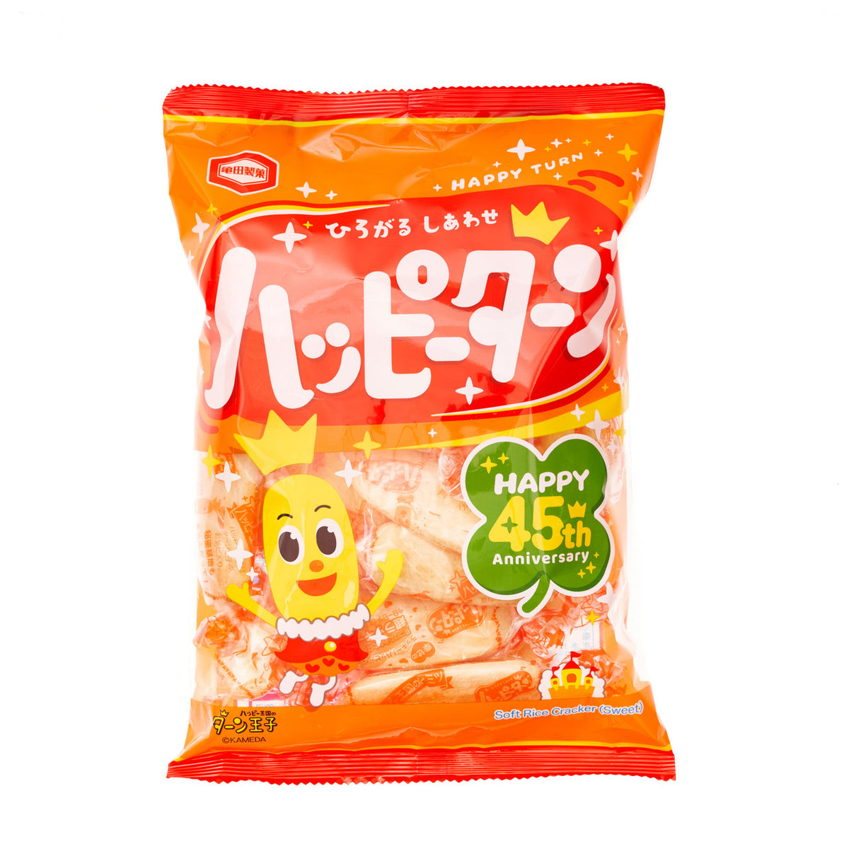 Kamedaseika happy turn soft rice crackers
