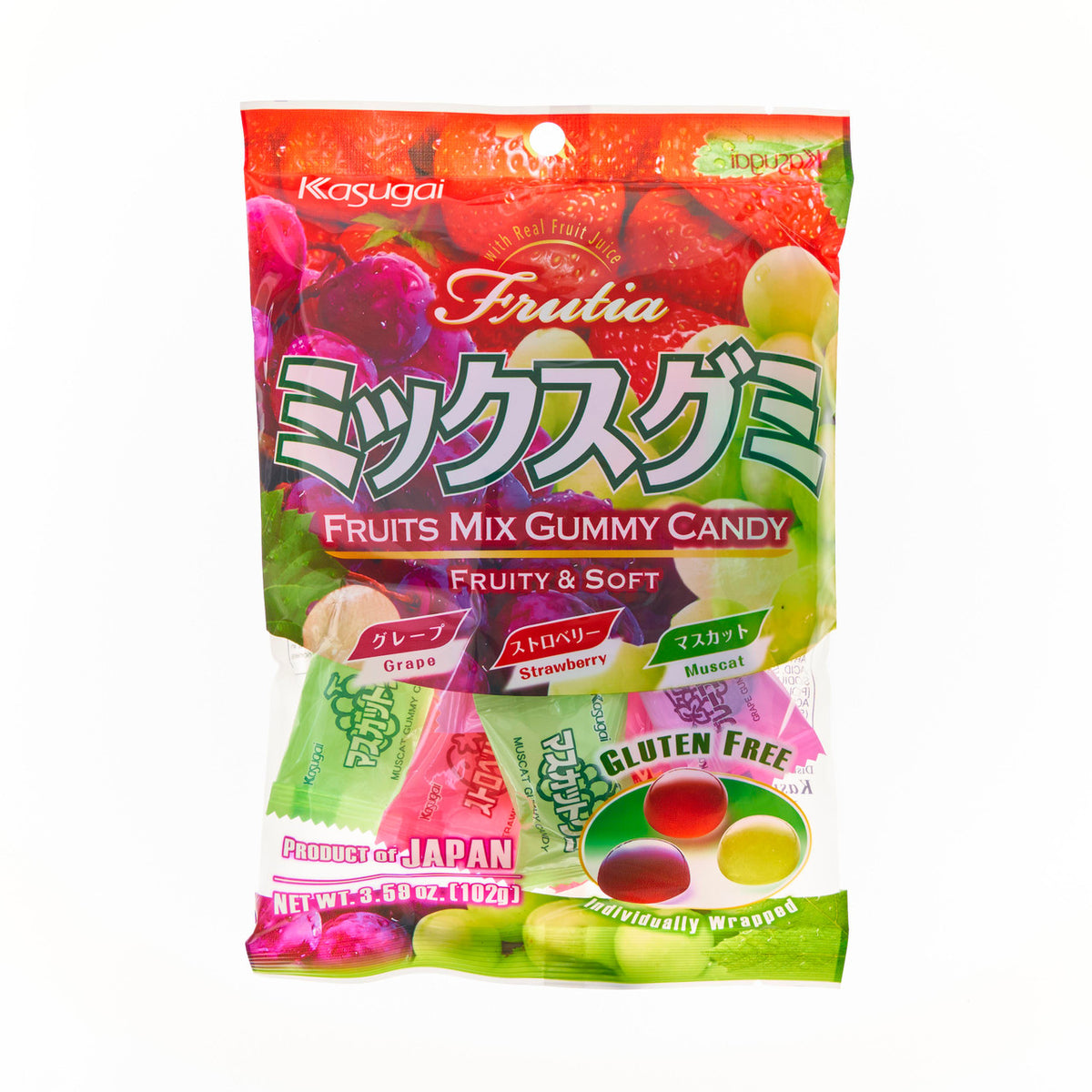 Kasugai fruit mix gummy candy