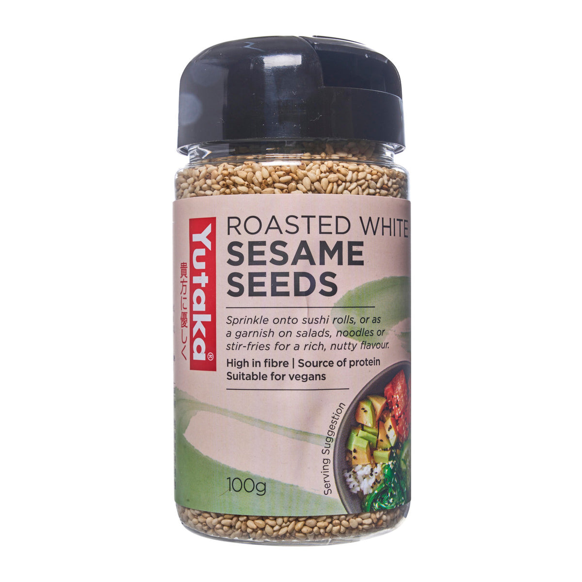 Yutaka white roasted sesame seeds small