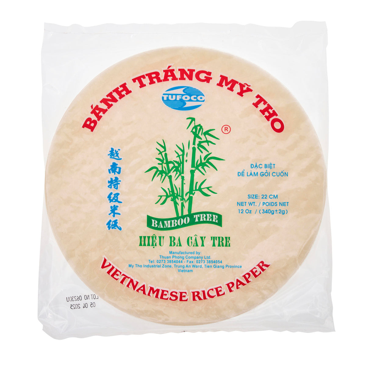 Tufoco vietnamese rice paper