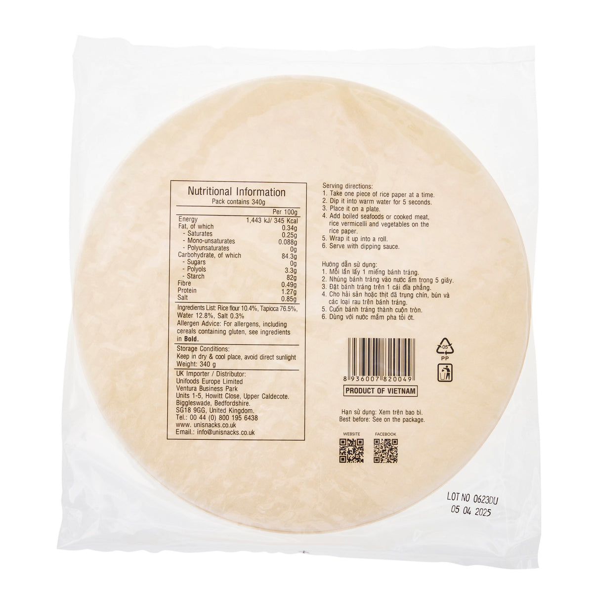 Tufoco Vietnamese Rice Paper
