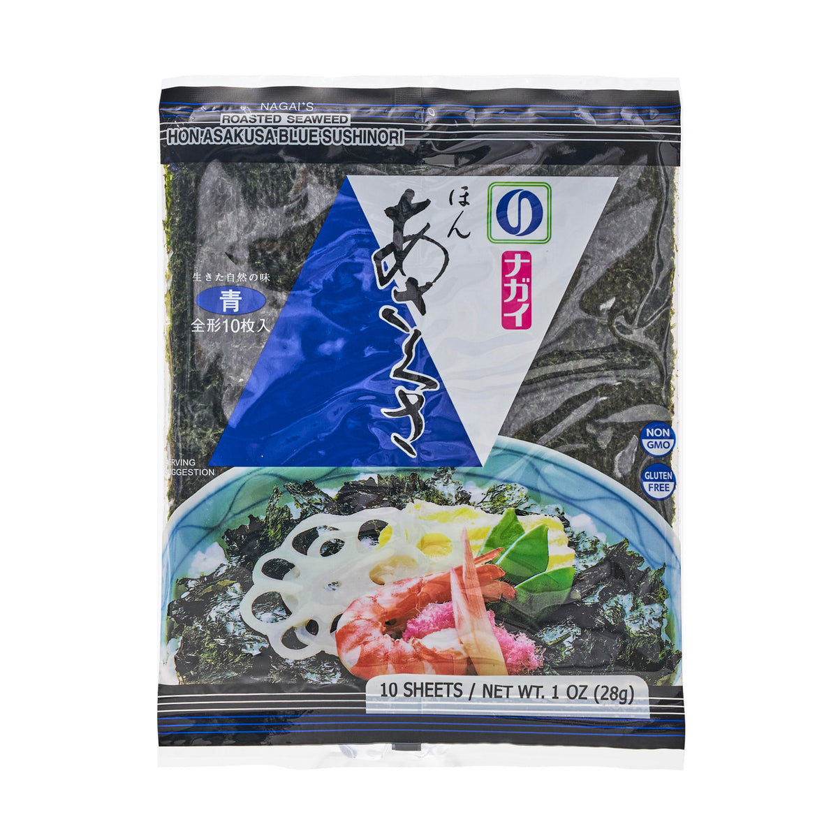 Nagai roasted sushi nori seaweed blue