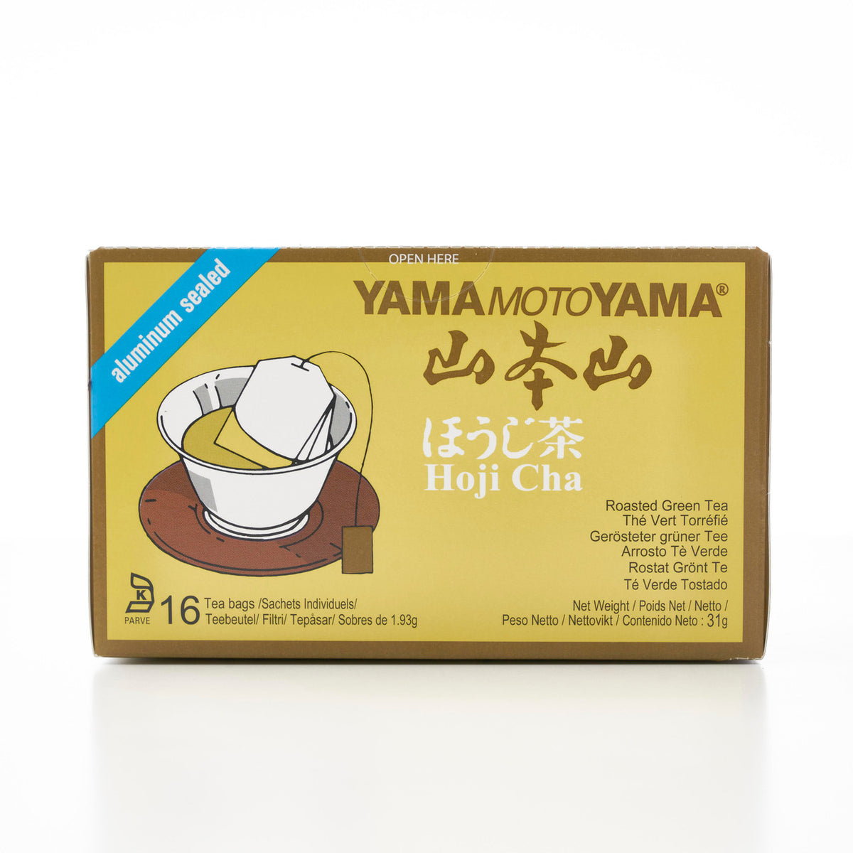 Yamamotoyama hojicha roasted green tea bags