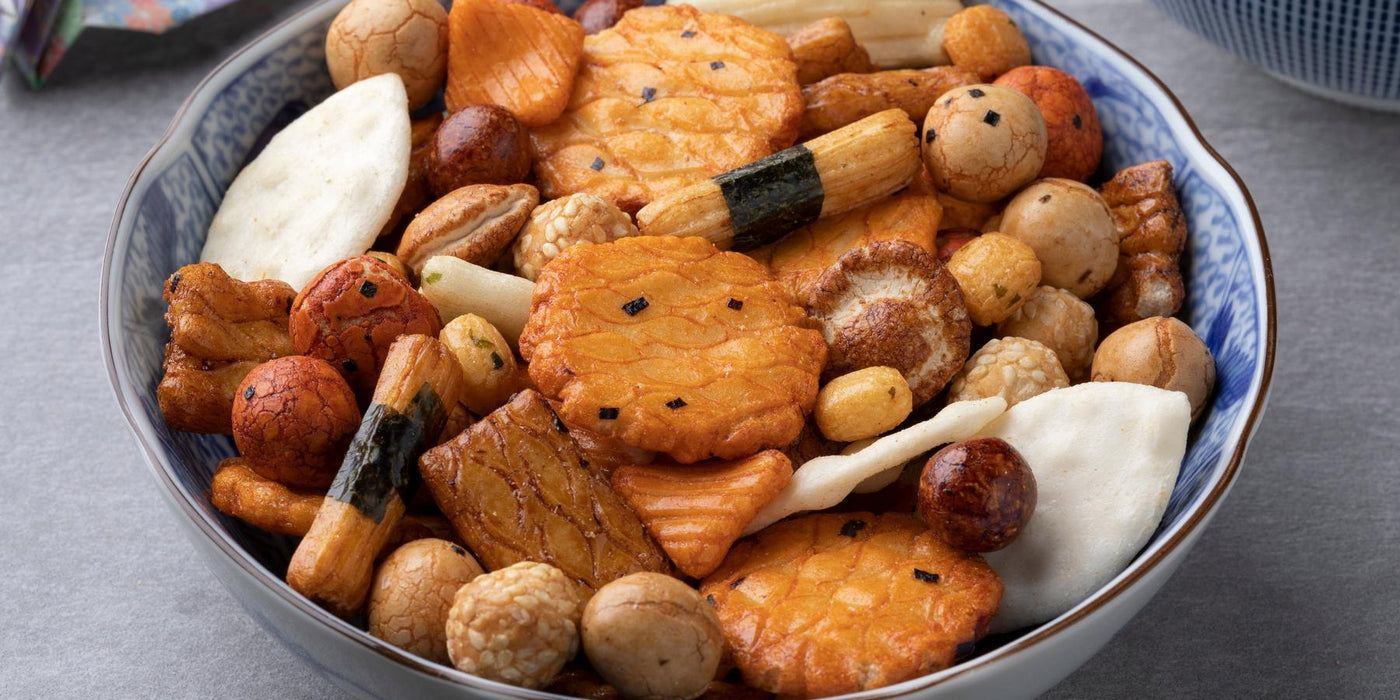 Japanese rice crackers