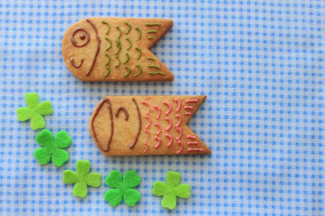 Children's Day Koinobori Fish Shaped Biscuits Recipe