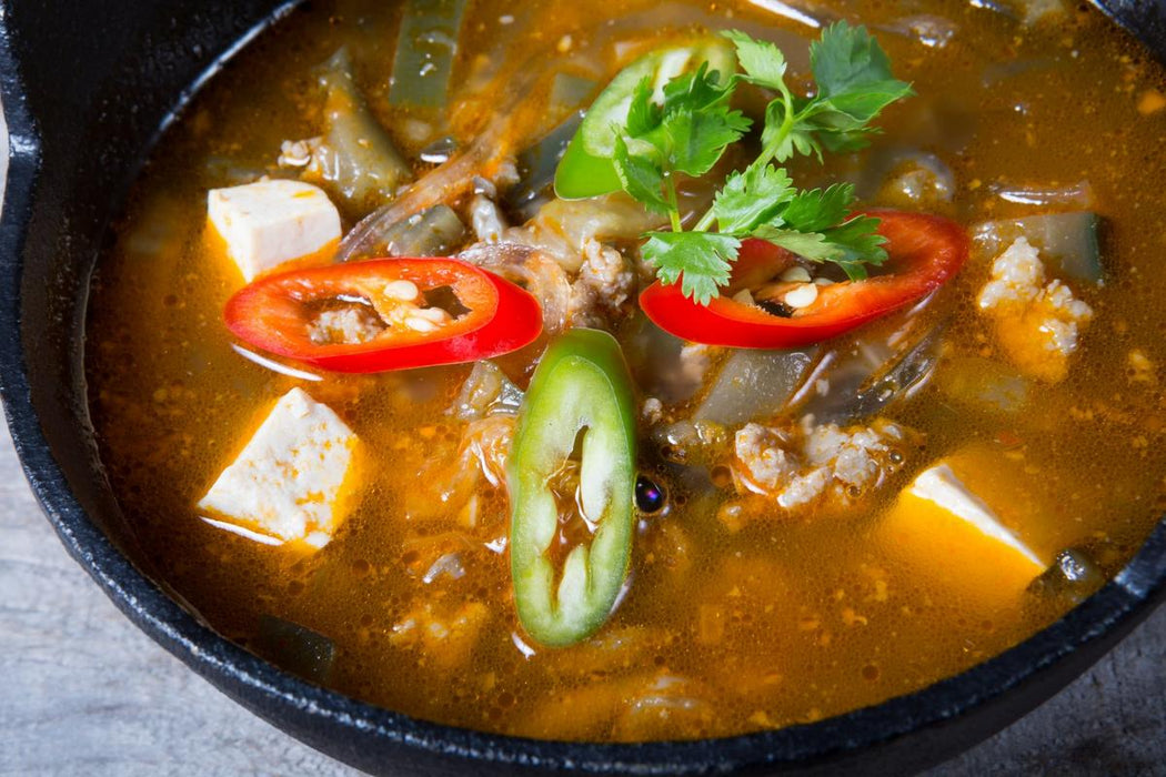 Korean Style Spicy Miso Soup Recipe