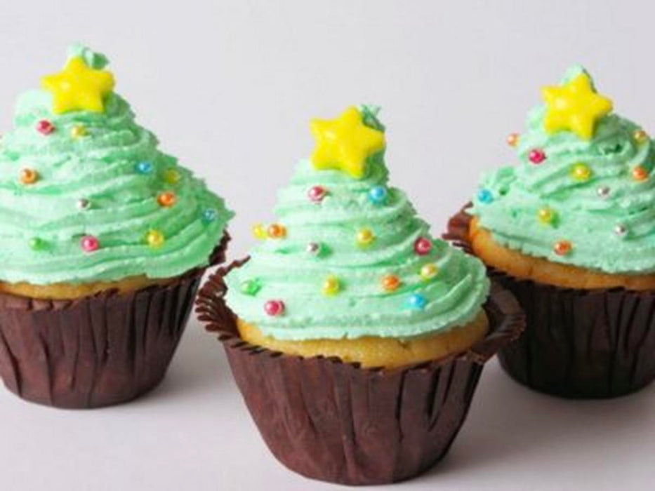 Christmas Yuzu Cupcakes with Matcha Frosting Recipe