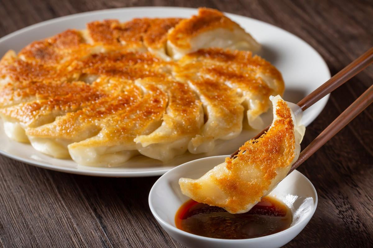 Vegetarian Tofu Gyoza Dumplings Recipe