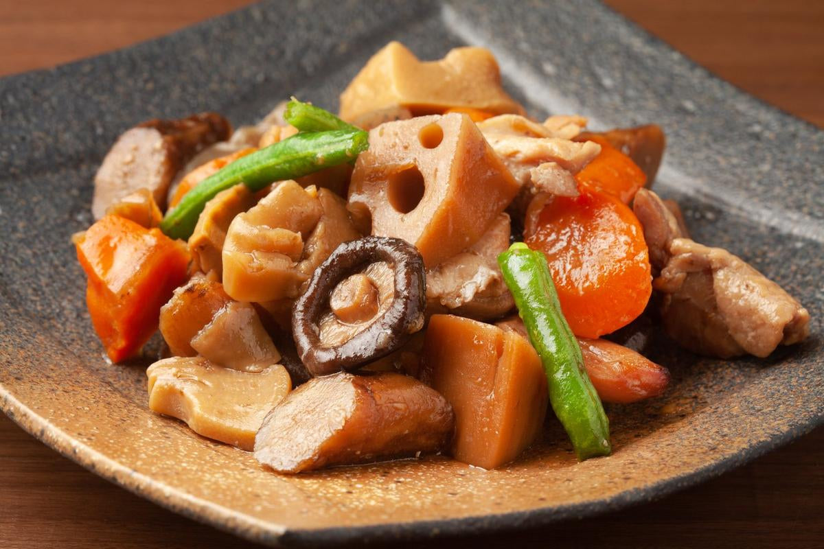 Simmered Chicken And Vegetables (Chikuzen Ni) Recipe