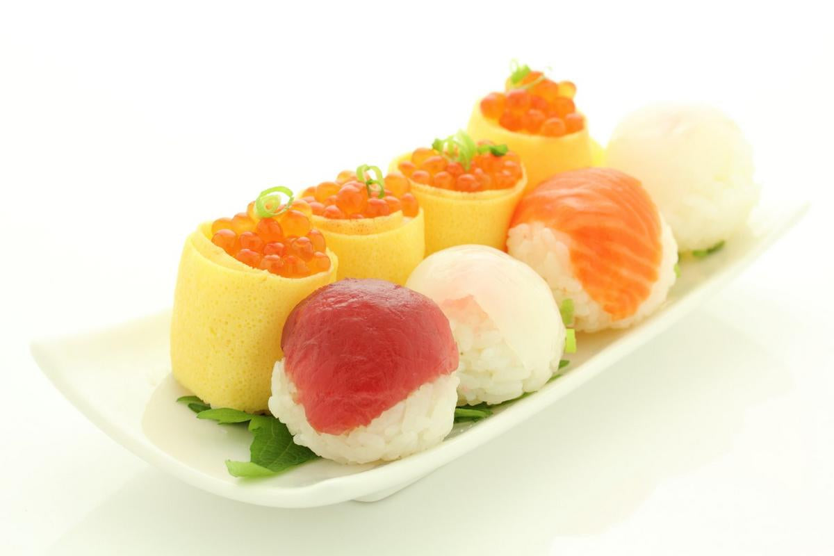 Chirashi chakin sushi recipe