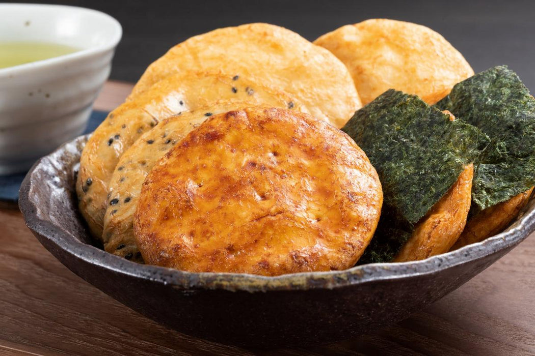 Homemade senbei rice crackers recipe