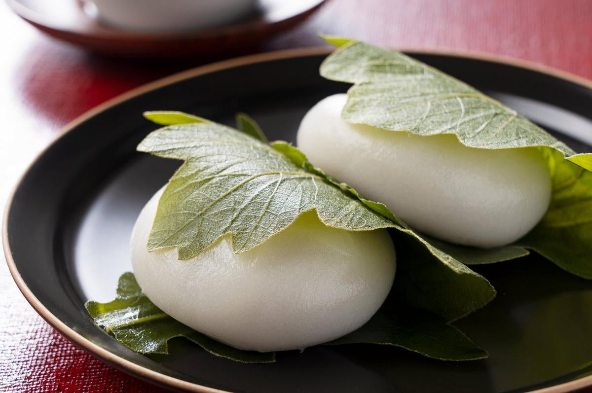 Kashiwa Mochi Rice Cakes Recipe