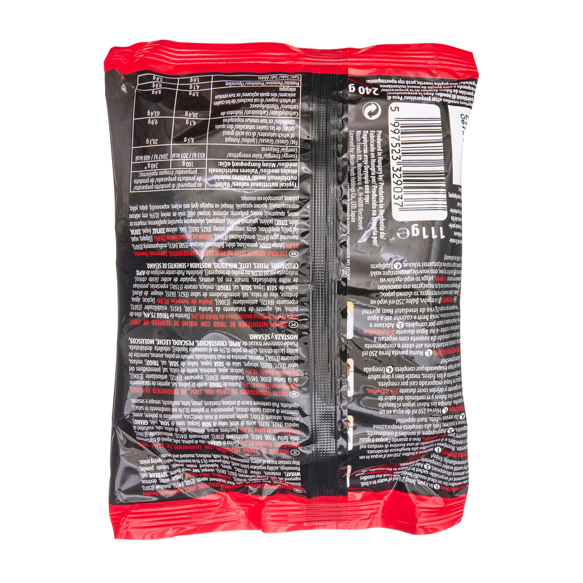 Nissin Soba Fried Noodles Chilli Yakisoba (UK)