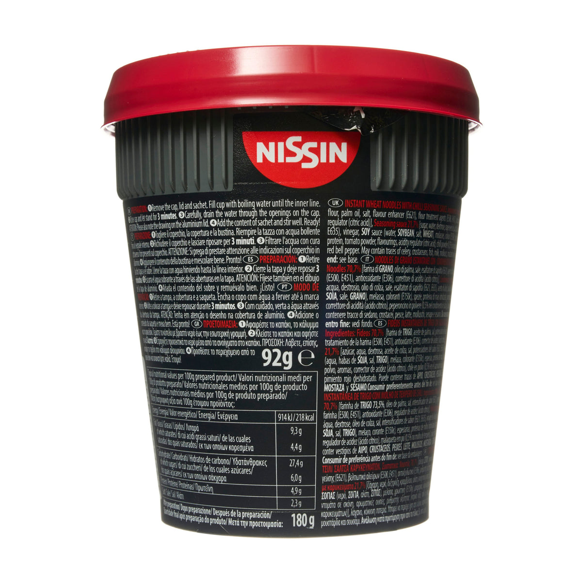 Nissin Soba Noodles With Chilli Yakisoba Sauce (UK)