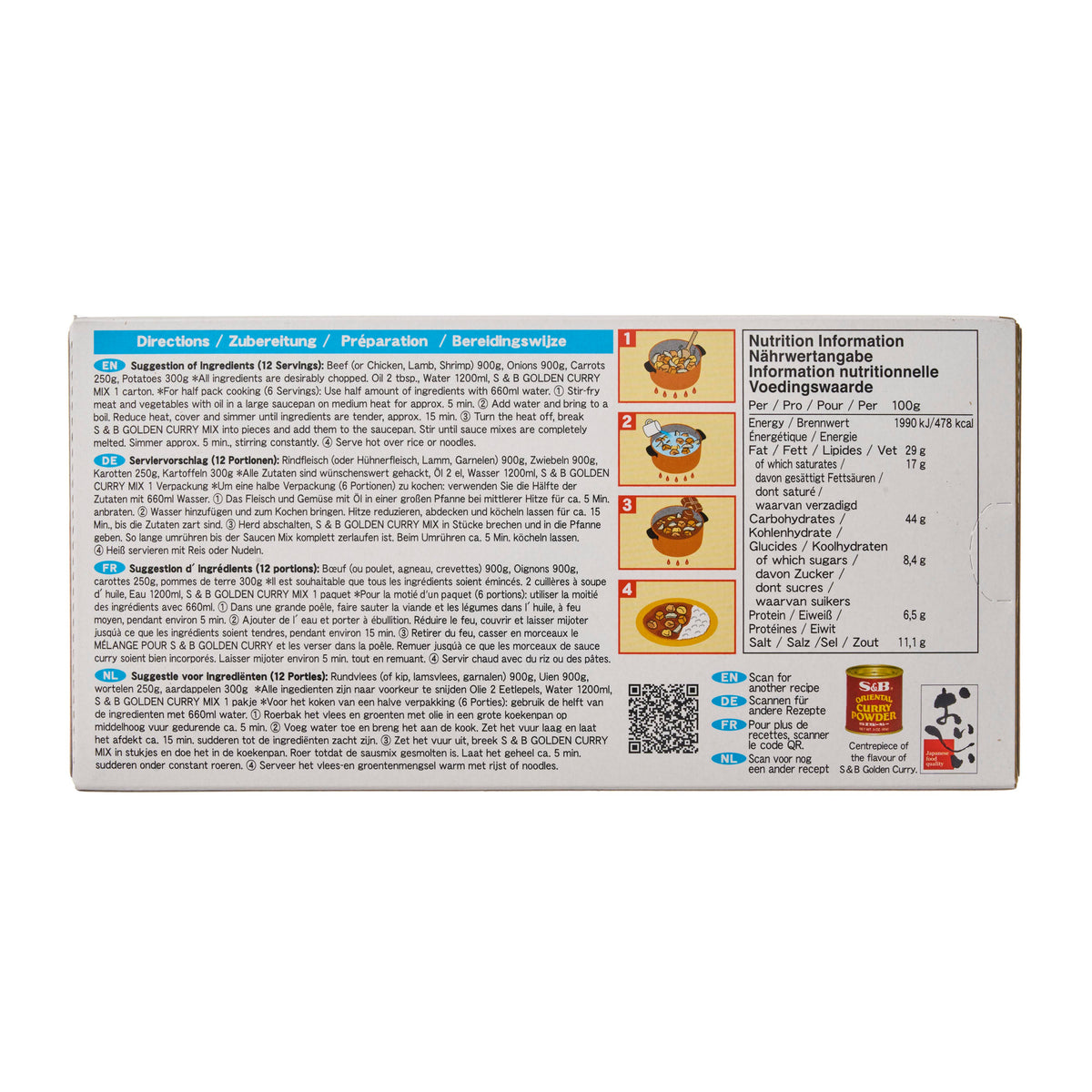 S&B Golden Curry, Mild - 2