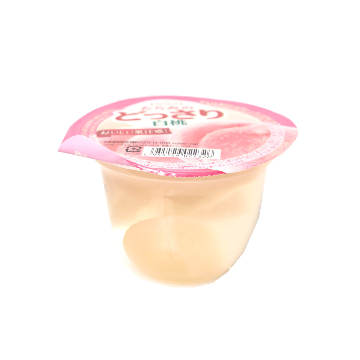 Tarami Fruit Jelly With White Peach Chunks (Dossari Hakutou)