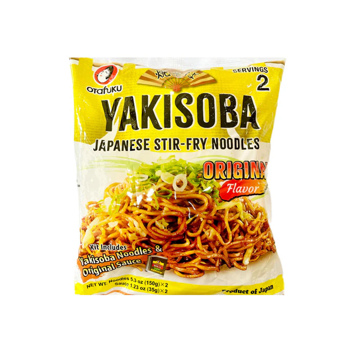 Otafuku yakisoba noodles with sauce