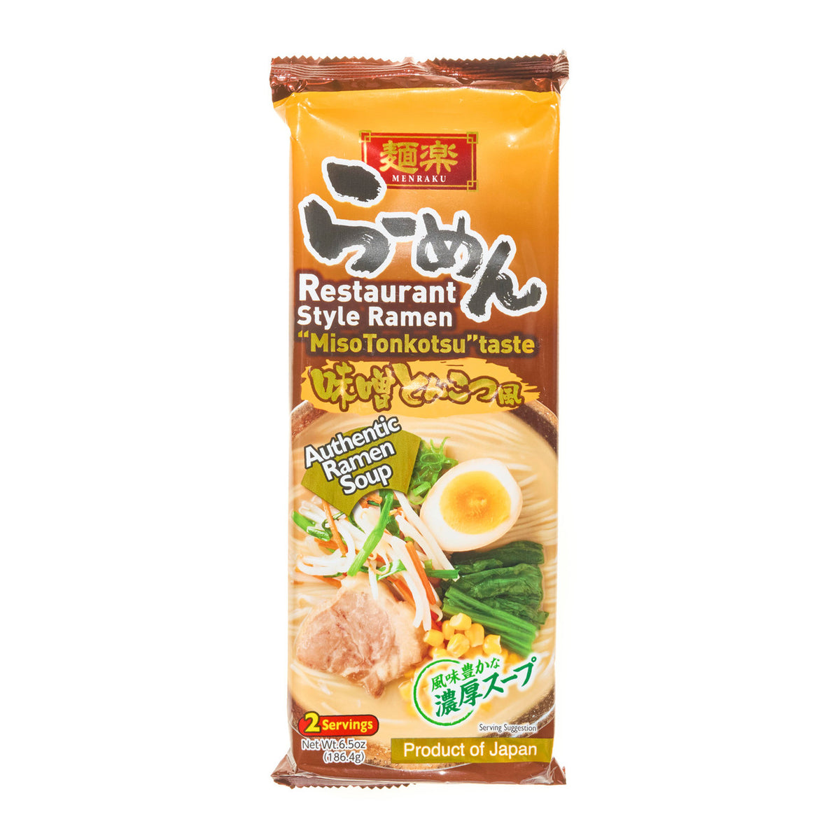 Hikari miso menraku vegetarian miso tonkotsu ramen noodles