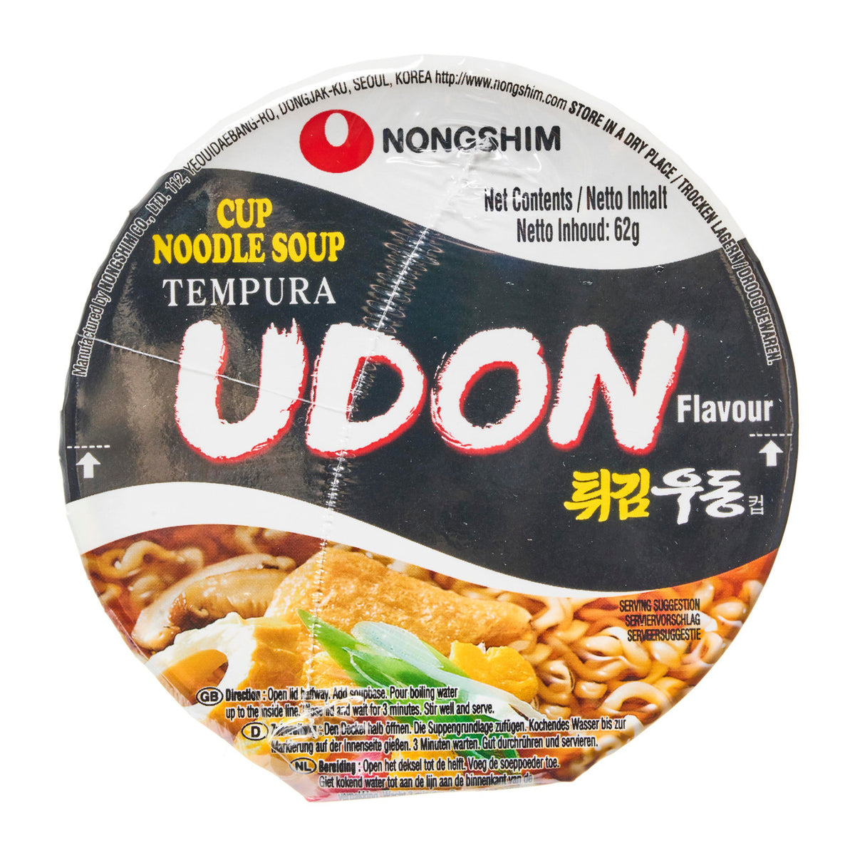 Nong shim tempura udon noodle soup