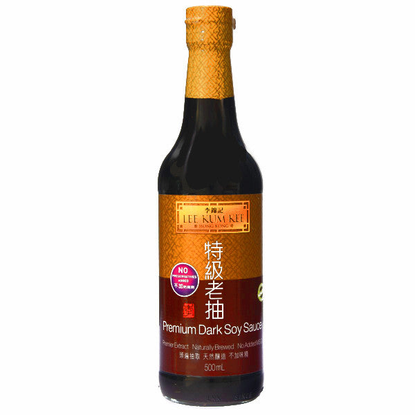 Lee kum kee vegan premium dark soy sauce