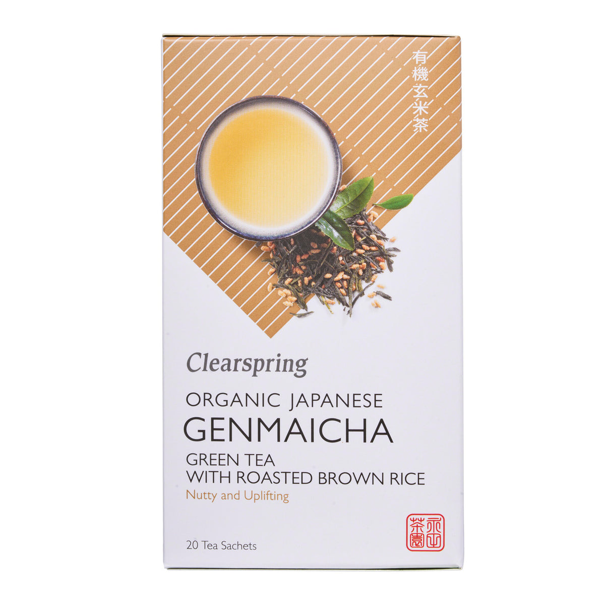 Clearspring organic genmaicha brown rice green tea