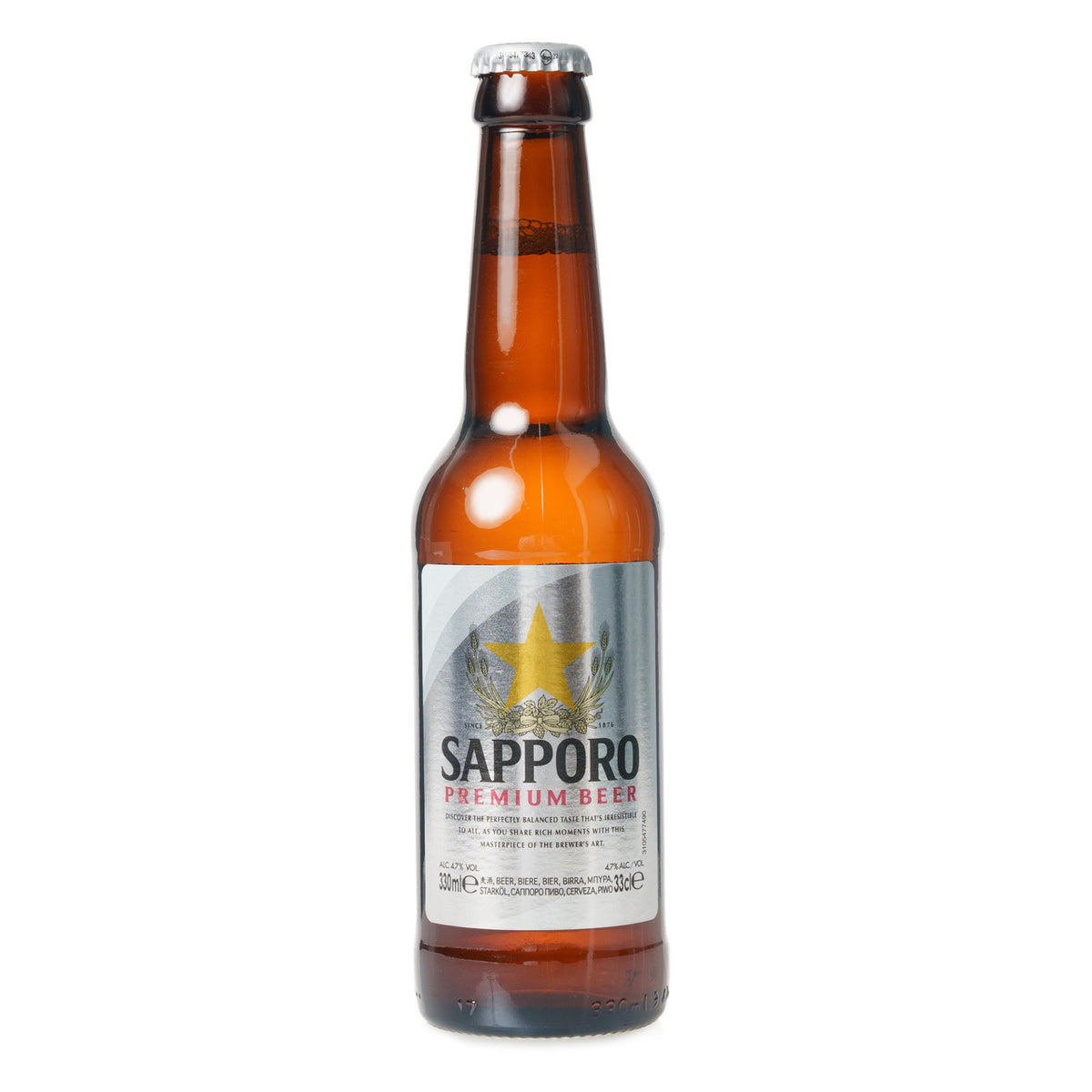 Sapporo premium bottled beer